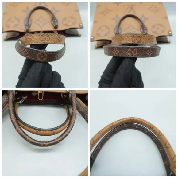 Authentic Louis Vuitton Onthego GM Brown Monogram Canvas Satchel 1699-08282024 - Picture 8 of 12